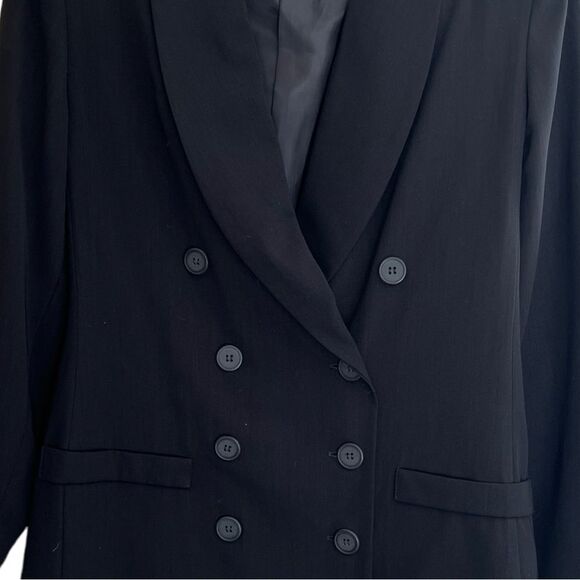 Women's black double
breasted blazer jacket size 12P NWT🏷 by J.G. Hook - Picture 2 of 12